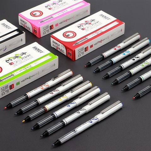  Bút viết thư pháp hán tự, calligraphy, kanji size tiểu - 12 MÀU - Baoke S46 sản phẩm chính hãng 