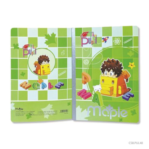  Vở ô ly ĐL100gsm Maple - Pupil - 48 trang  sản phẩm chính hãng (Giao màu ngẫu nhiên ạ) 
