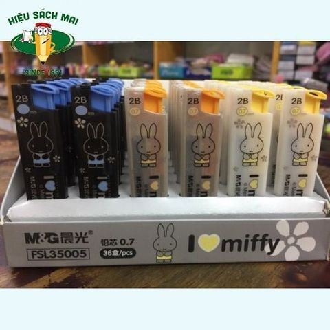  Ruột bút chì ống 2B 0.5mm nhựa trong chắc chắn nhỏ gọn ASL22610 