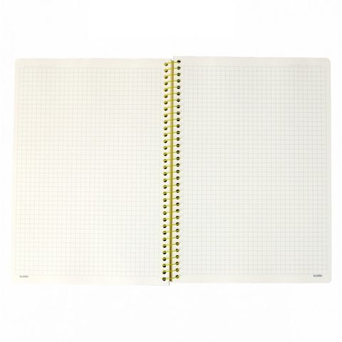  Sổ lò xo đơn caro 6x6mm A4 200 trang tập vở bìa dễ thương 100gsm sản phẩm chính hãng(Giao ngẫu nhiên màu) 