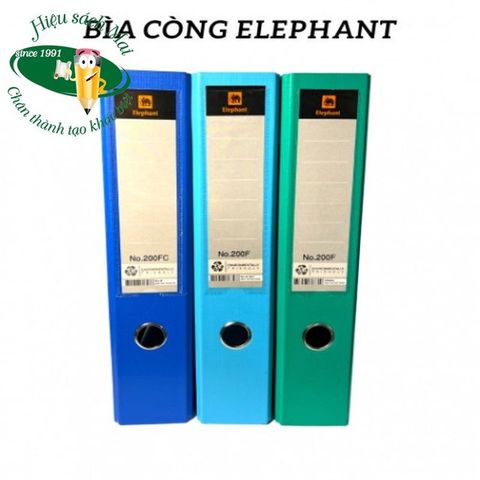  File còng bật 2 mặt si lưu trữ giấy tờ  Elephant 7cm khổ A4/F4 hàng chính hãng (Giao màu ngẫu nhiên ạ) 
