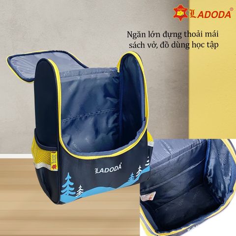  Ba lô cho bé trai bé gái mẫu giáo thương hiệu Ladoda BL74 (30x23x13cm) Hàng chính hãng 