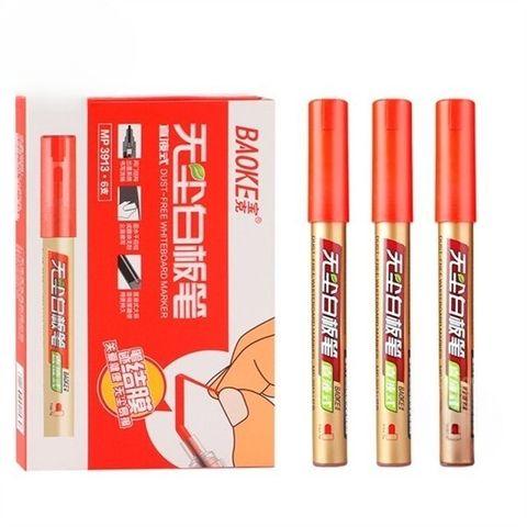  Bút viết bảng trắng Bút gel Baoke MP3913 nét mực đen/đỏ sản phẩm chính hãng 