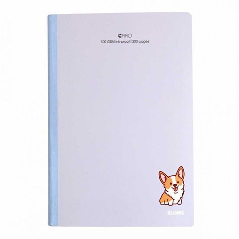  Vở caro B5 200 trang may dán gáy Klong836 sản phẩm chính hãng 