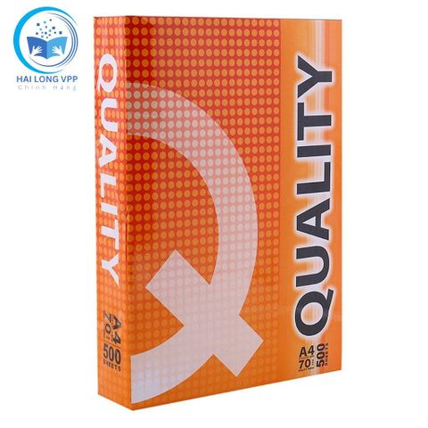  Ram Giấy In A4 ĐL70gsm Quality - 500 tờ/Tập xuất xứ Thái Lan 