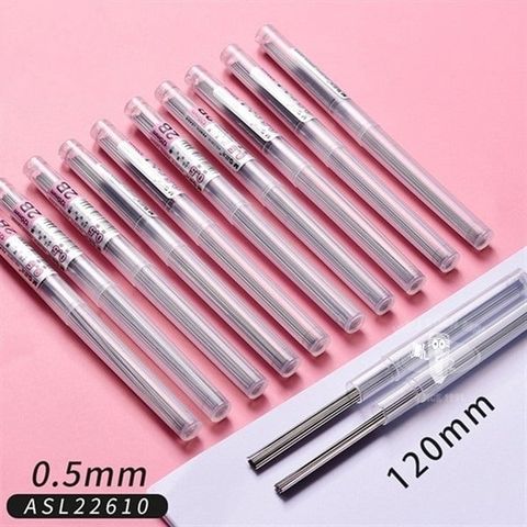  Ruột bút chì ống 2B 0.5mm nhựa trong chắc chắn nhỏ gọn ASL22610 