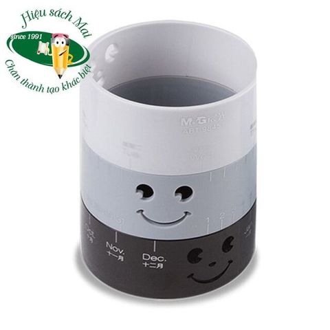  Khay nhựa đựng bút tròn in hoa văn hình mặt cười ABT9845sản phẩm chính hãng (Giao màu ngẫu nhiên ạ) 