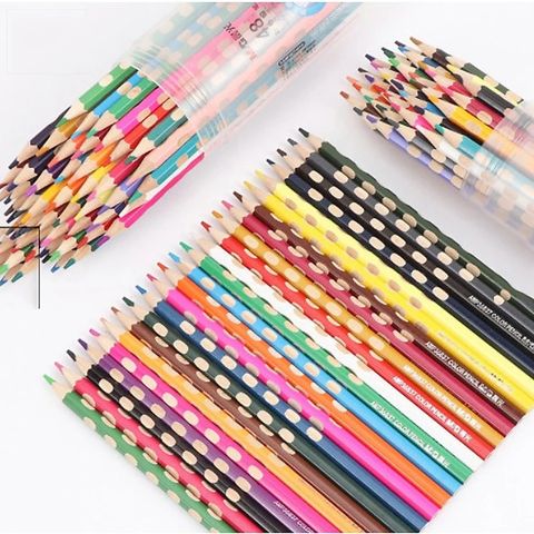  Chì gỗ 18/24/36 màu thân chấm bi AWP3683 sản phẩm chính hãng (bộ) 