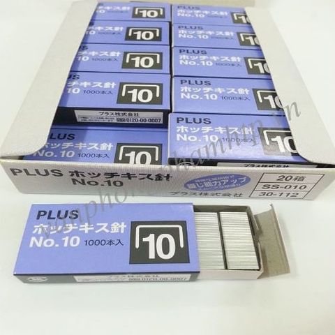  Đạn ghim bấm số 10 Plus 30.112VN hộp nhỏ 