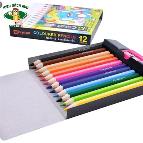  Hộp Bút chì màu Elephant No.H-12 (12) sản phẩm chính hãng 