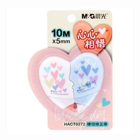  Băng xóa/Xóa kéo tim đôi 10m M&G HACT0272 sản phẩm chính hãng 