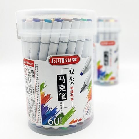  Hộp Bút dạ màu chất lượng tốt Marker Baoke 6718 12/18/24/36/48/60 màu sản phẩm chính hãng 