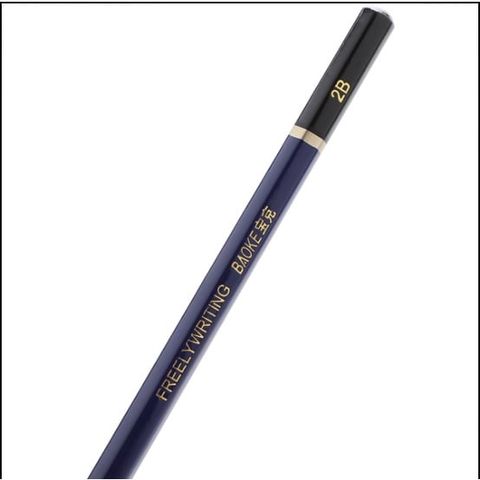  Bút chì gỗ 2B thân màu tím than Baoke PL1602 (12 Cây/Hộp ) 