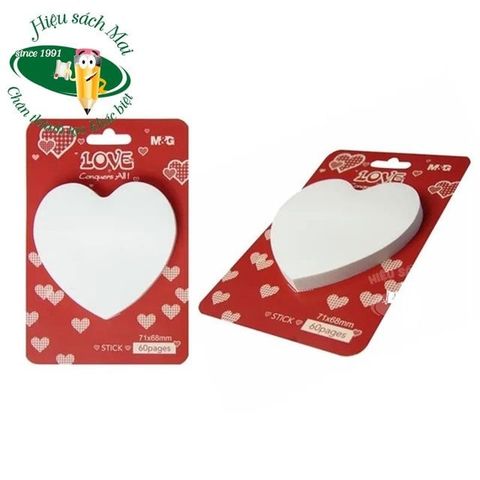  Tập Giấy ghi nhớ LOVE 71x68mm (60 tờ) AS33V174 sản phẩm chính hãng(40/640) (Tập) 