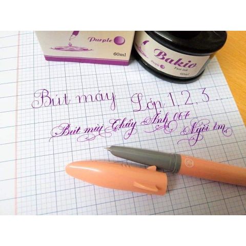  Bút mài thầy Ánh SH067 ngòi êm trơn nét nhỏ luyện chữ đẹp sản phẩm chính hãng (Giao màu ngẫu nhiên ạ) 