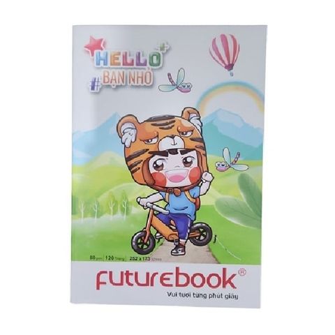  Vở kẻ ngang ĐL80gsm Bạn Nhỏ FutureBook 120 trang DK-SV353A sản phẩm chính hãng (Giao bìa ngẫu nhiên ạ) 