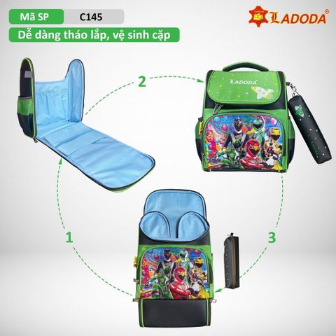  Ba lô trẻ em hàng chính hãng ladoda Kích thước 34x28x14cm Thiết kế chắc chắn (hàng VN chất lượng cao) 