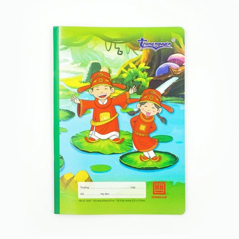  Vở ô ly Hồng Hà Trạng Nguyên - 48 trang sản phẩm chính hãng (Giao màu ngẫu nhiên ạ) (Quyển) 