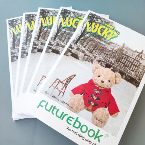 Vở kẻ ngang ĐL58-60gsm Gấu con FutureBook 200 trang sản phẩm chính hãng 