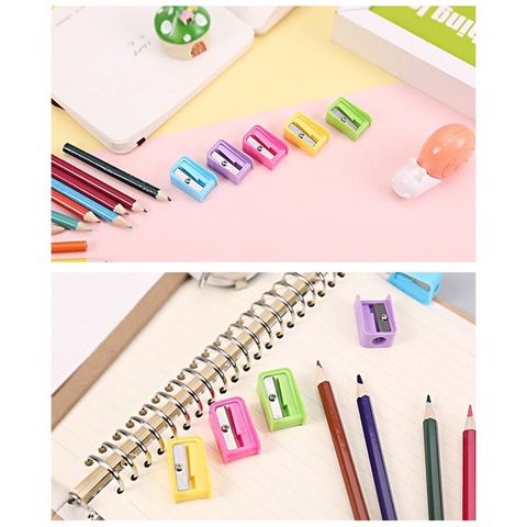  Gọt bút chì mini, Màu Hồng/ Vàng/ Xanh dương/ Xanh lá/ Tím sản phẩm chính hãng(Giao màu ngẫu nhiên ạ) 