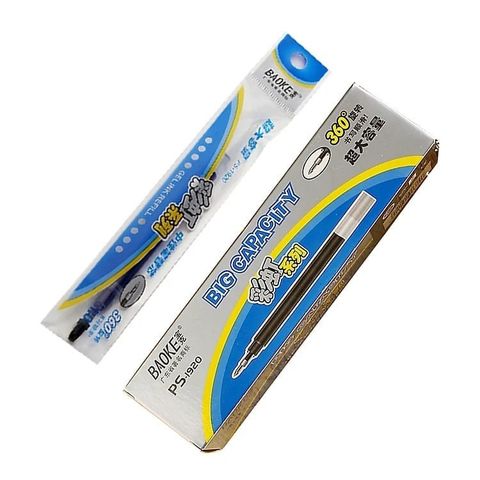  Bút nước 1.0 Đen Baoke PC-1048 2 màu đen/xanh biển kèm Ruột bút thay thế Baoke (sản phẩm chính hãng) 
