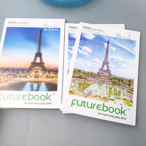 Vở kẻ ngang ĐL58gsm Tháp Paris FutureBook 120 trang sản phẩm chính hãng (Giao màu bìa ngẫu nhiên ạ) 