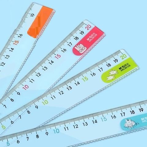  Thước nhựa trong nhiều màu 15cm ARL96127 sản phẩm chính hãng (Giao màu ngẫu nhiên) 