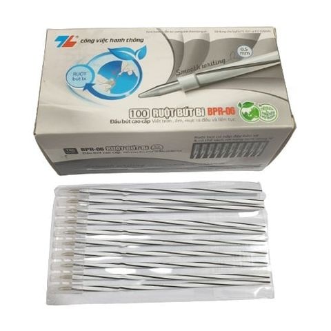  Ruột bút bi TL-027 Thiên Long BPR-06 (10 Chiếc /Hộp) - Xanh/ Đỏ/ Đen 