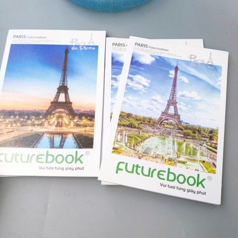  Vở kẻ ngang ĐL70gsm Tháp Paris FutureBook 200 trang sản phẩm chính hãng(Giao bìa màu ngẫu nhiên ạ) 