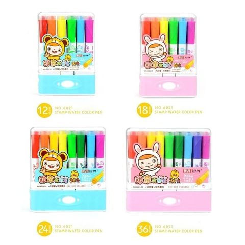  Hộp Bút dạ màu Marker Baoke No602- 12/18/24 màu sản phẩm chính hãng 