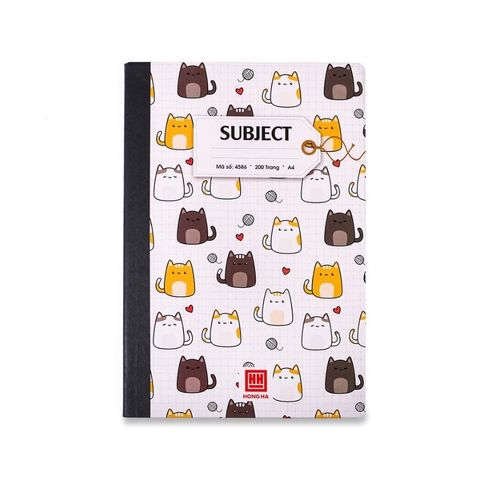  Sổ may gáy bìa bồi Hồng Hà 4536 200 trang sản phẩm chính hãng (Giao màu ngẫu nhiên ạ) (Quyển) 