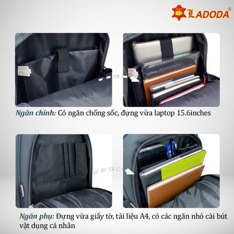  Balo thời trang nam balo laptop có ngăn chống sốc laptop, chống nước, siêu bền  sản phẩm chính hãng 