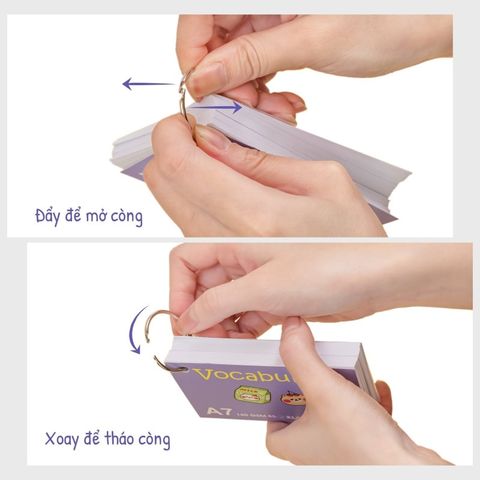  Vở Sổ Binder A7 card móc treo Klong912 (40Q/ thùng) sản phẩm chính hãng (Giao màu ngẫu nhiên ạ) 