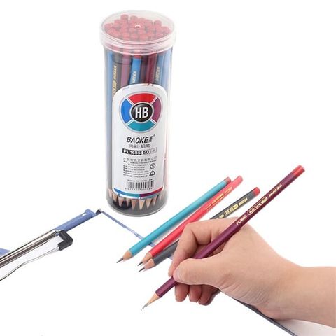  Bút Chì Gỗ HB Baoke PL1685 sản phẩm chính hãng (mua lẻ giao màu ngẫu nhiên ạ) 