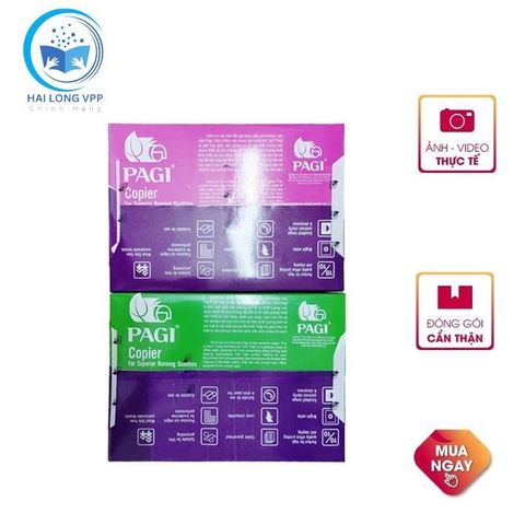  RAM Giấy Pagi - A4 ĐL70gsm (5reams/bó) Hàng chính hãng (Ream) 