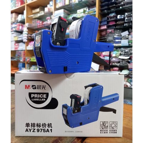  Máy bấm giá màu xanh AYZ975A(hàng chính hãng thương hiệu M&G) 