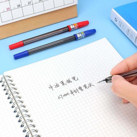  Hộp 12 Chiếc Bút bi dầu mở nắp 0.7mm Baoke B79 sản phẩm chính hãng 3 màu đen/xanh biển/ đỏ 