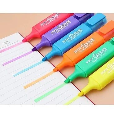  Bút dạ quang đánh dấu dòng Baoke MP460 nhiều màu sản phẩm chính hãng 