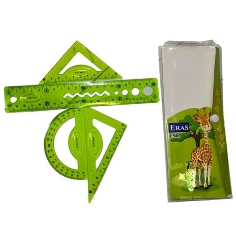  thước Eke dẻo 20cm Eras E912 sản phẩm chính hãng (giao màu ngẫu nhiên ạ) 