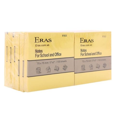  Tập Giấy nhớ Eras E524 (12/360) - 3x5 inch 7,5x12,5cm sản phẩm chính hãng (Tập) 