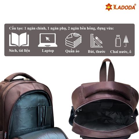  Ba lô laptop Ladoda BL359  sản phẩm chính hãng 