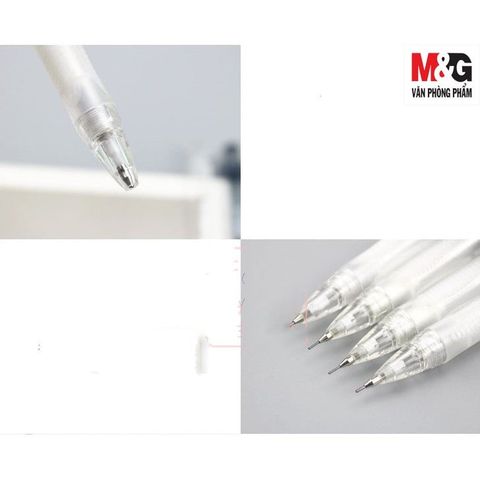  Bút chì kim 0.5 thân trong đen và trắng AMP8221Hàng chính hãng 