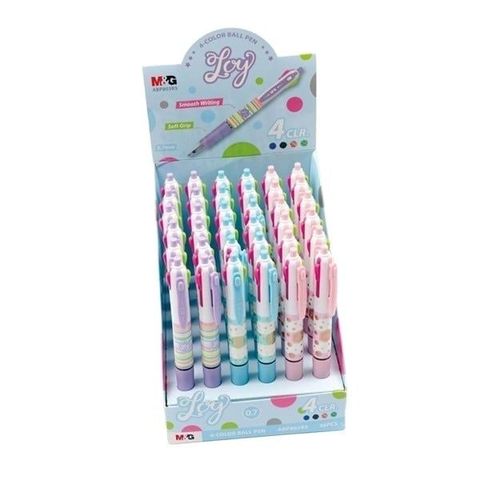  Bút bi dầu 4 màu 0.7 HS ABP803R5 (36 Cây/Hộp ) 