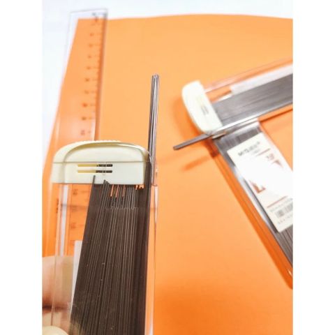  Ruột bút chì 2B 0.7 thân dẹt trong bản to ASLQ38012B7 (Hàng chính hãng) 