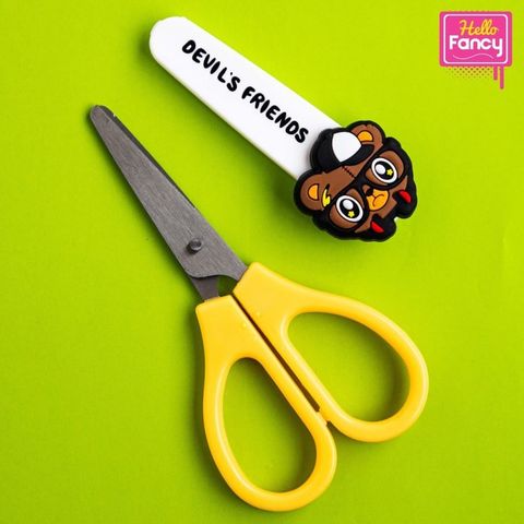  Kéo học sinh an toàn có nắp đậy Baoke OL-2110 (24)( Giao màu ngẫu nhiên ạ) 