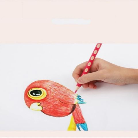  Chì gỗ 18/24/36 màu thân chấm bi AWP3683 sản phẩm chính hãng (bộ) 