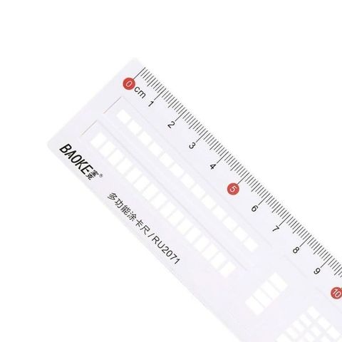  Bộ thước kẻ eke 4 chi tiết Baoke RU2070 và RU207sản phẩm chính hãng 