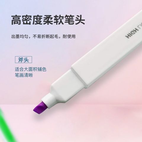  Bút nhớ highligh siêu đẹp màu đẹp chống loá bảo vệ mắt, thân hình chữ nhật đầu viết dẻo cực kỳ êm 