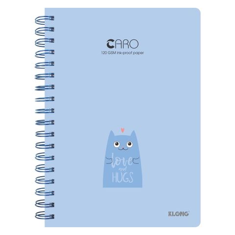  Vở Sổ lò xo kép B5 Caro 200 trang Klong 297 sản phẩm chính hãng (Giao màu ngẫu nhiên ạ) 