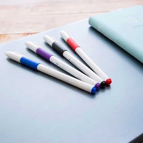  Bút nước 0.5mm Thiên Long starlit Gel-012 mực đen/ xanh biển/ tím sản phẩm chính hãng 